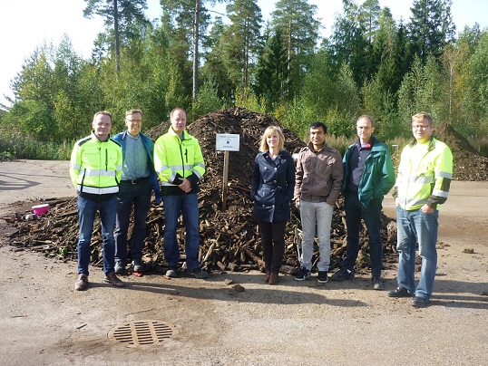 Project meeting for the environmental authorities and visit to the composting site on the 9th of September, 2015