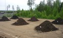The field scale composting experiments started in Koukkujärvi