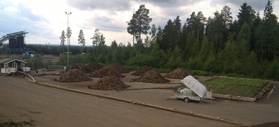 Composting Test Field in June 2016